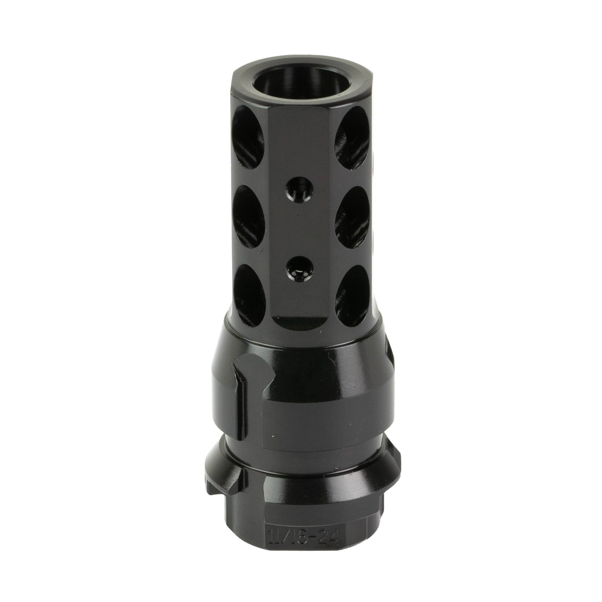 Dead Air Armament KeyMo Brake .46 for 45 Caliber Rifles – Key Mount Muzzle Brake in Black