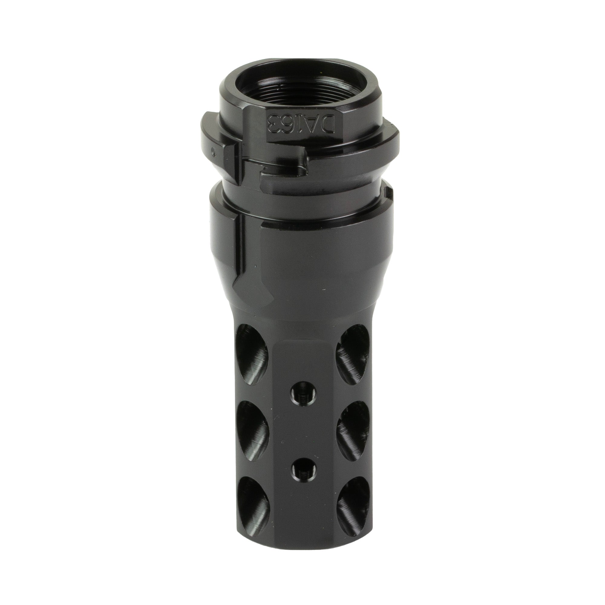 Dead Air Armament KeyMo Brake .46 for 45 Caliber Rifles – Key Mount Muzzle Brake in Black