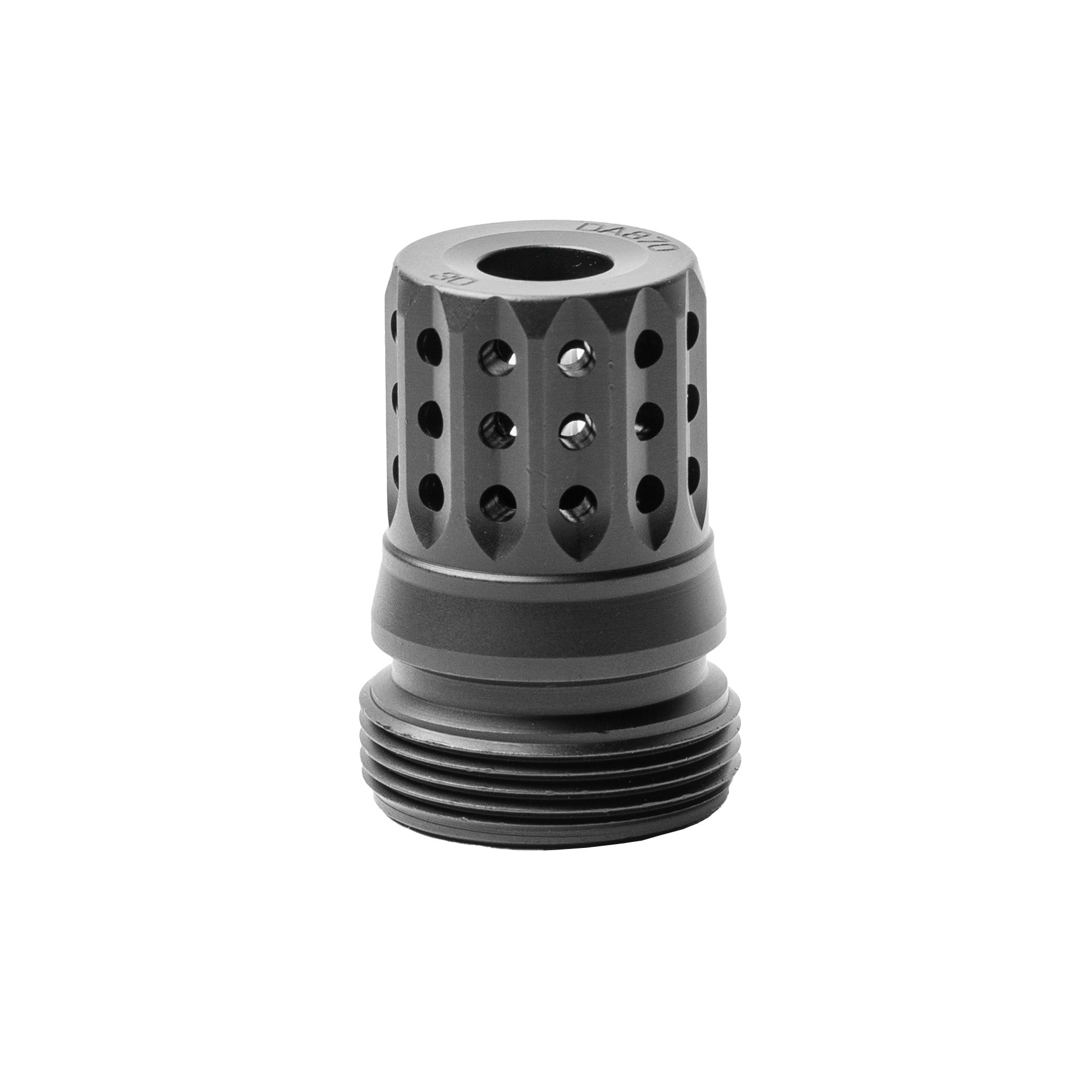 Dead Air Armament Xeno Radial Brake for 30 Caliber Rifles – Black Finish