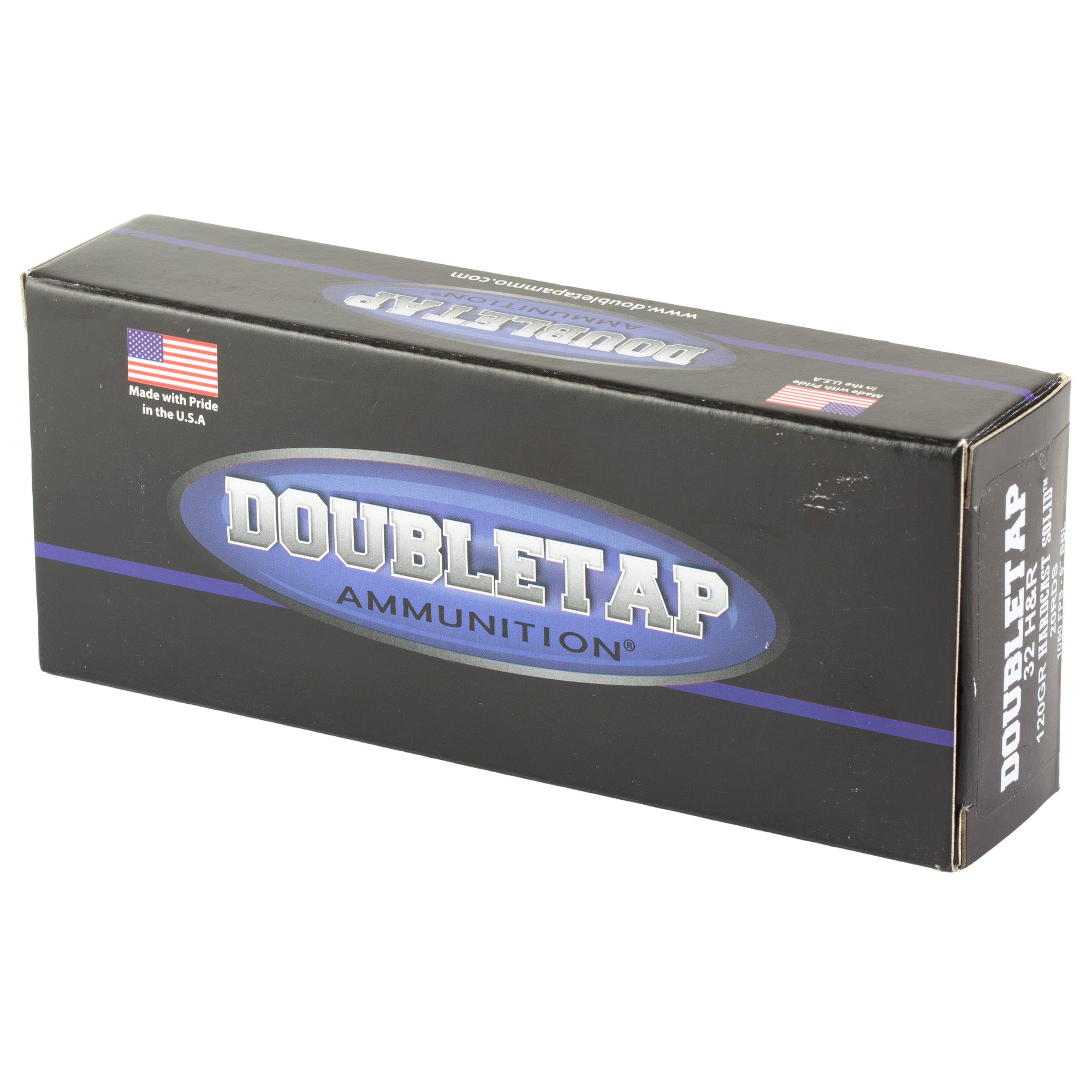 DoubleTap Ammunition 32 H&R 120 Grain Hardcast Solid Round – Ideal for Hunting and Defense in Dense Woods