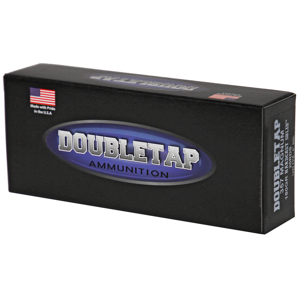 DoubleTap Ammunition 357 Magnum Hardcast Solid 180 Grain – Heavyweight Hunting and Protection Load