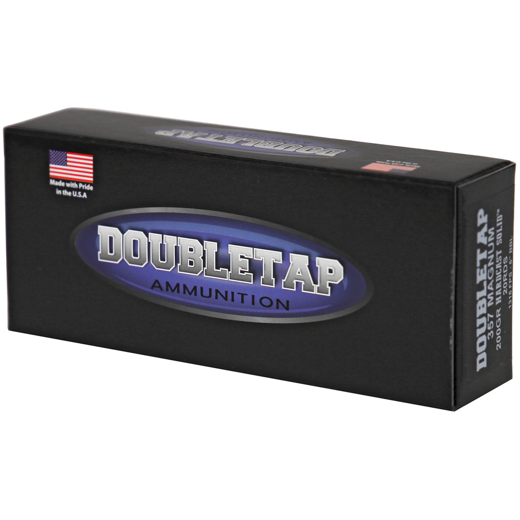 DoubleTap Ammunition 357 Magnum Hardcast Solid 200-Grain Bullets (20/Box, 1000/Case)