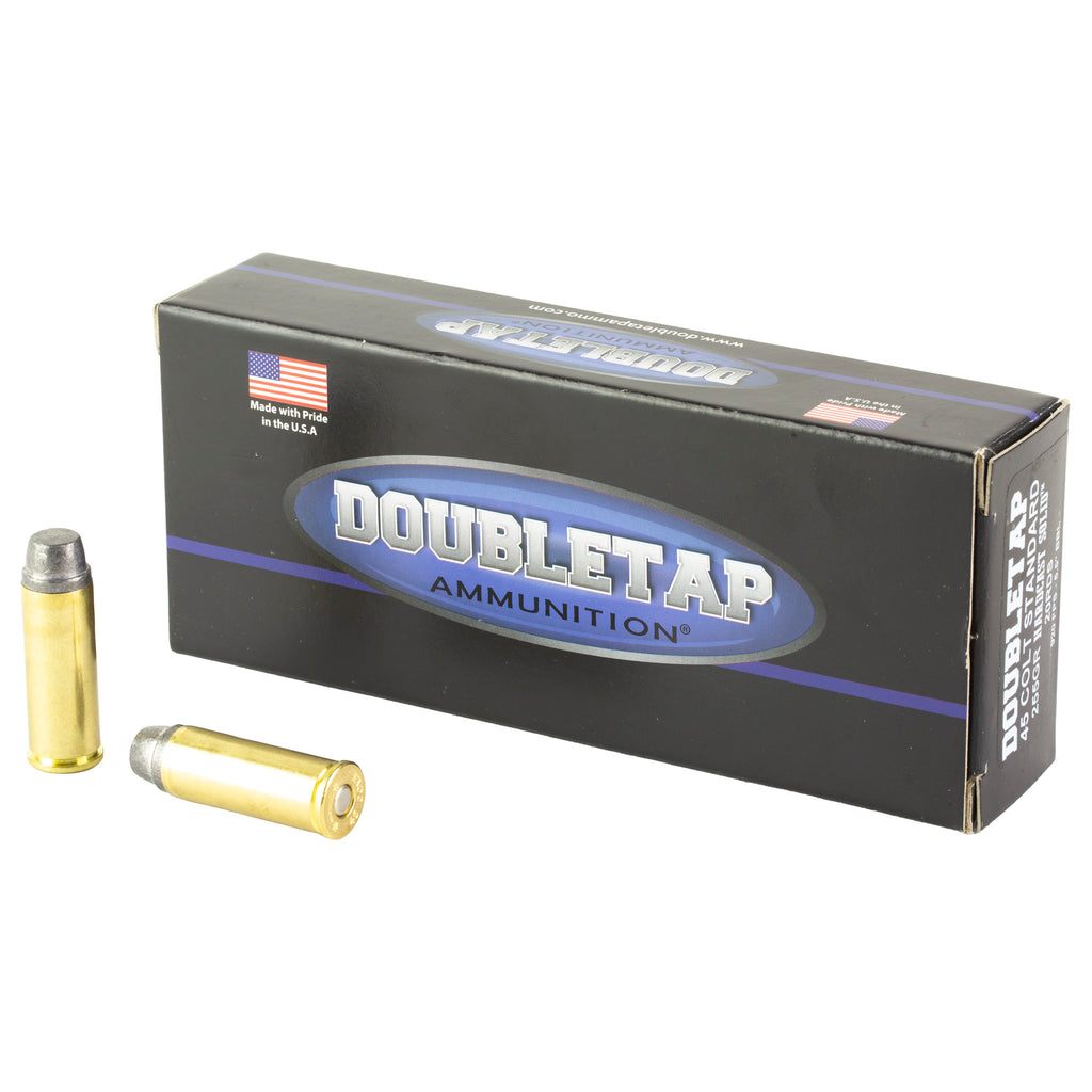DoubleTap Ammunition 45 Colt Hardcast Solid 255 Grain - Reliable Revolver Load for Woods Use