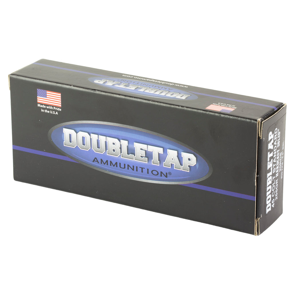 DoubleTap Ammunition 45 Colt Hardcast Solid 255 Grain - Reliable Revolver Load for Woods Use