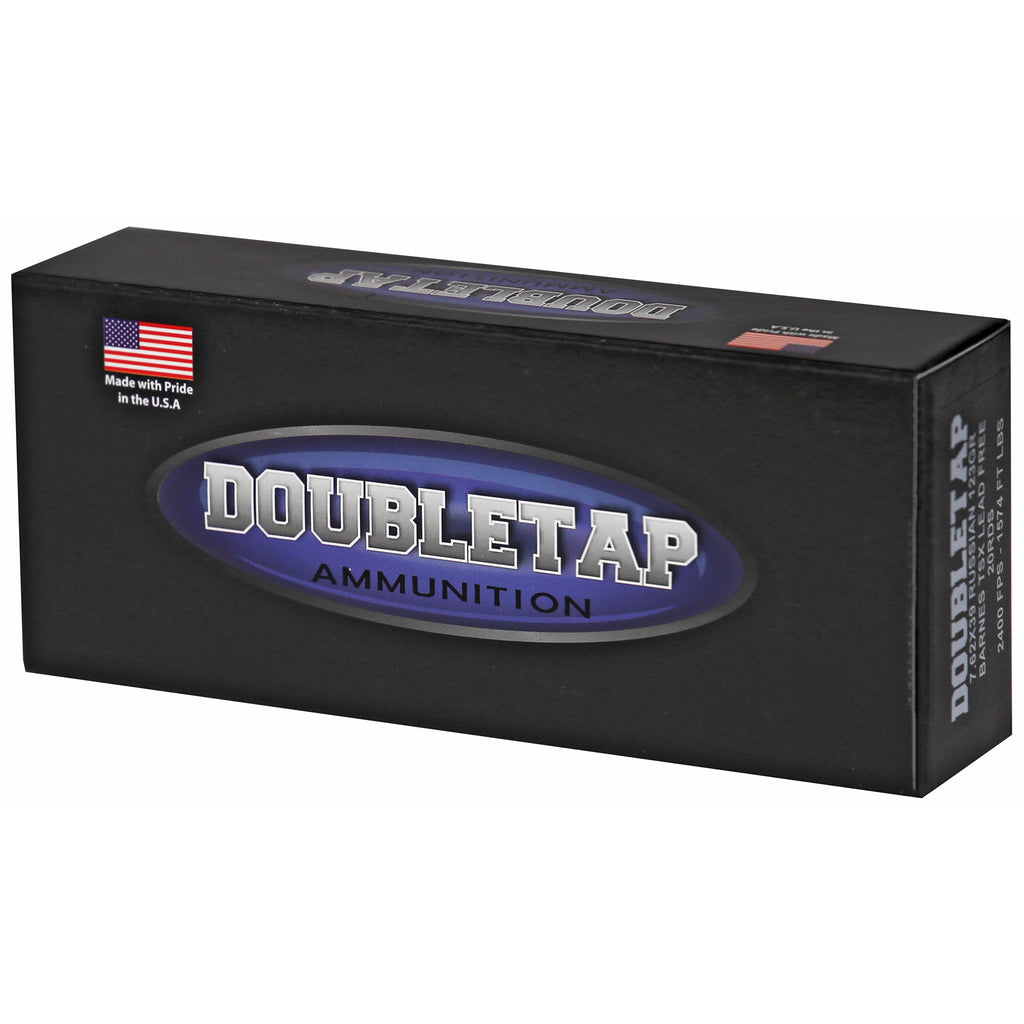 DoubleTap Ammunition 7.62x39 123 Grain Lead-Free Copper Hunting and Defense Rounds