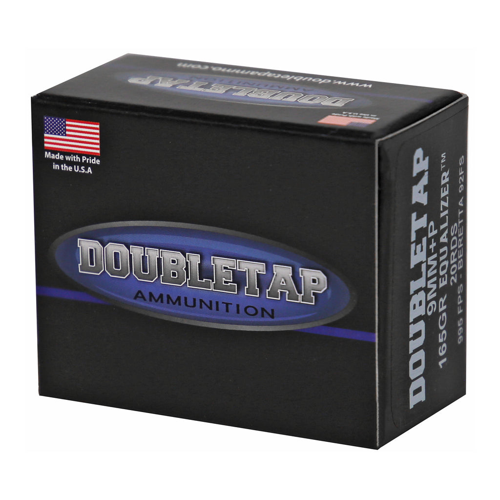 DoubleTap Ammunition 9mm 165 Grain Hollow Point Equalizer - 20 Rounds