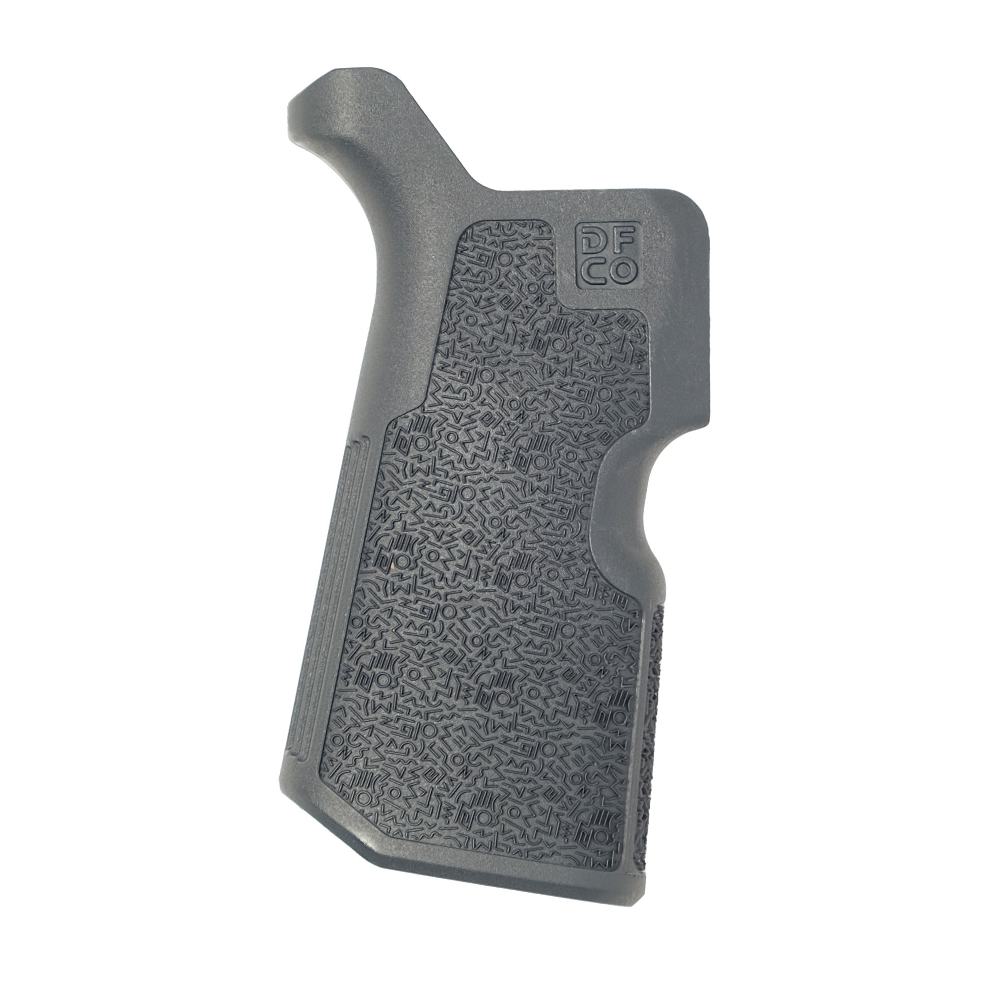 Die Free Co Kung Fu Grip Gray for AR15/M4 and AR10/SR25 Platforms