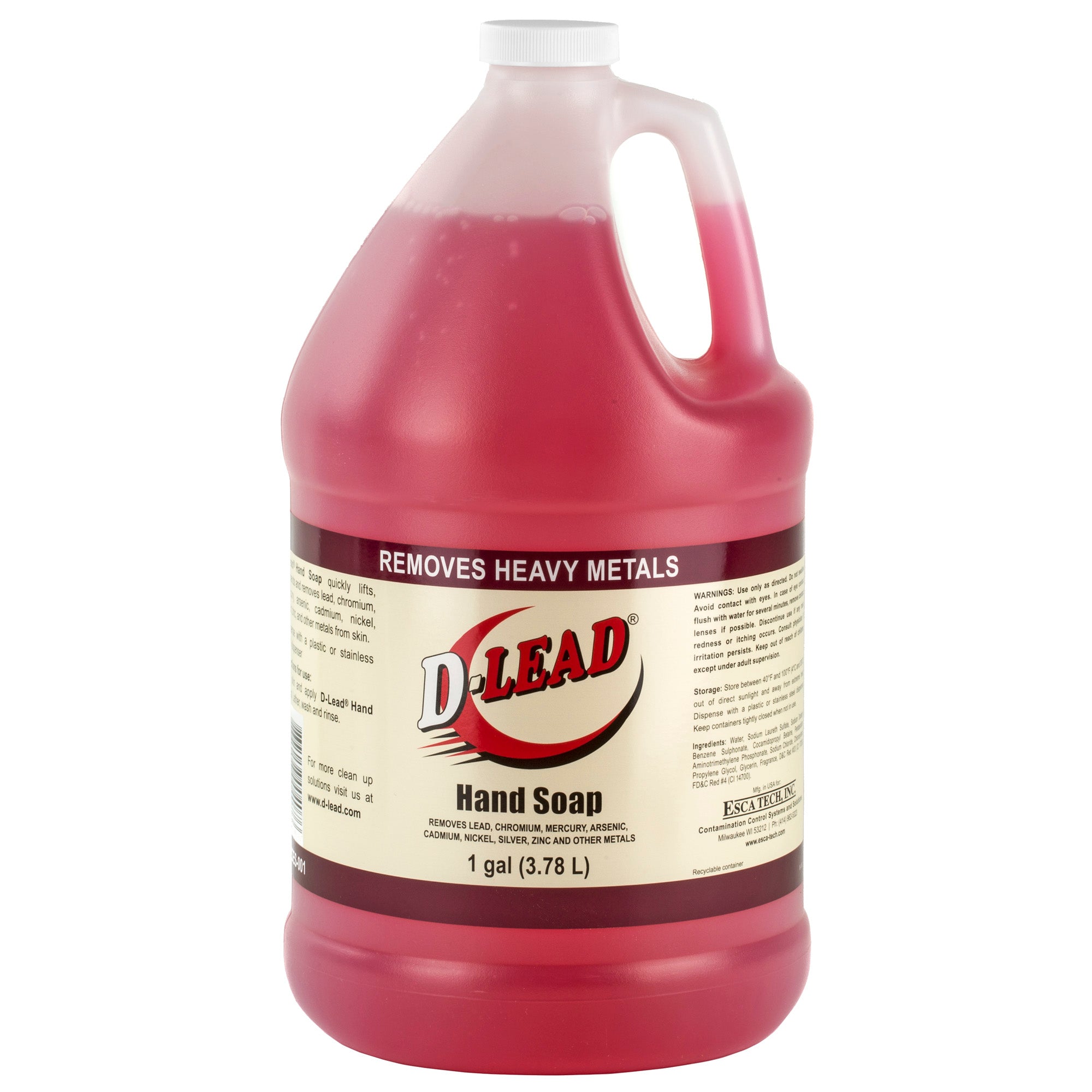 D-Lead Hand Soap 4 Gallon Bottles - Heavy Metal Dust and Contaminant Remover
