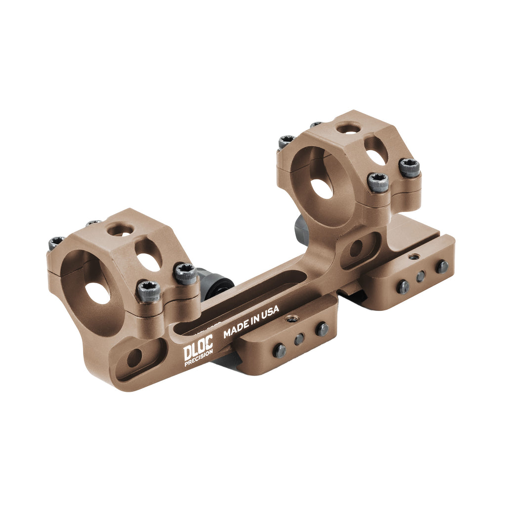 DLOC Precision 30mm Cantilever Scope Mount - Tan | Model DLOC-C130-1630-T