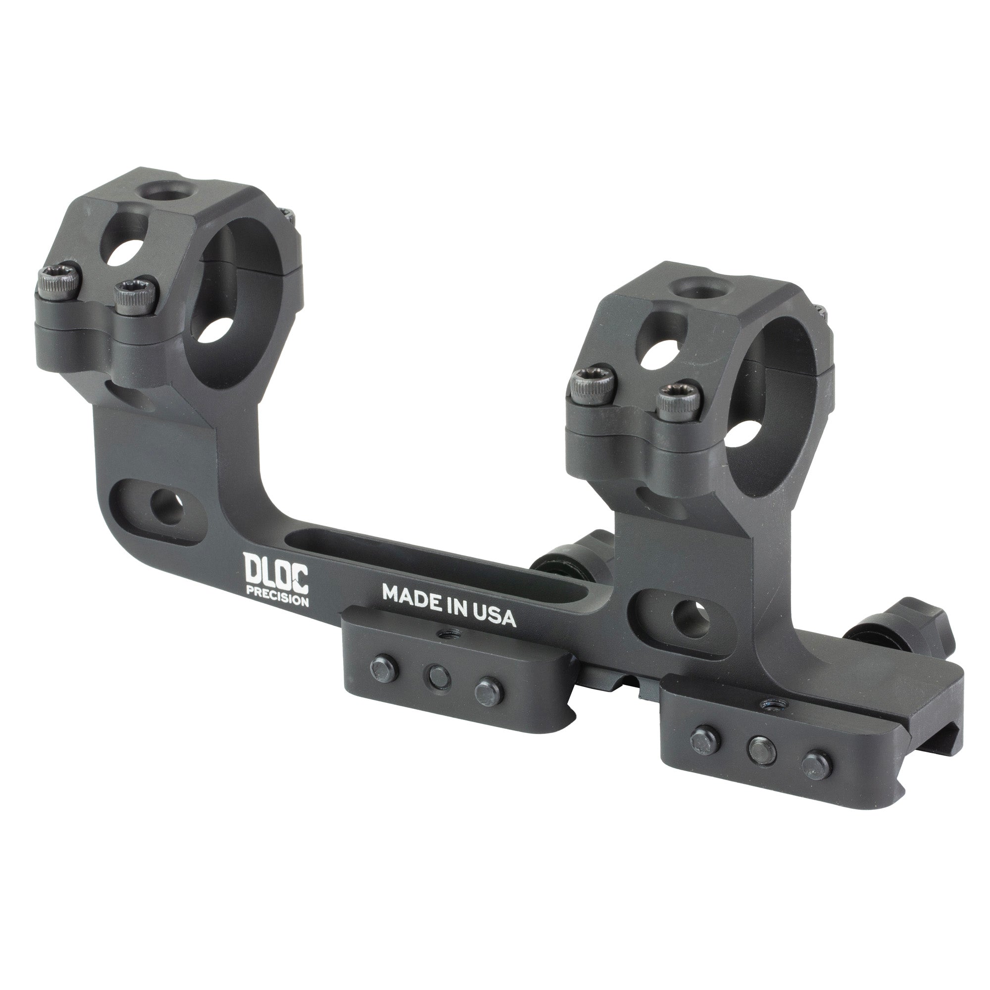 DLOC Precision 30mm Cantilever Scope Mount – Black, Model DLOC-C130-2050-B