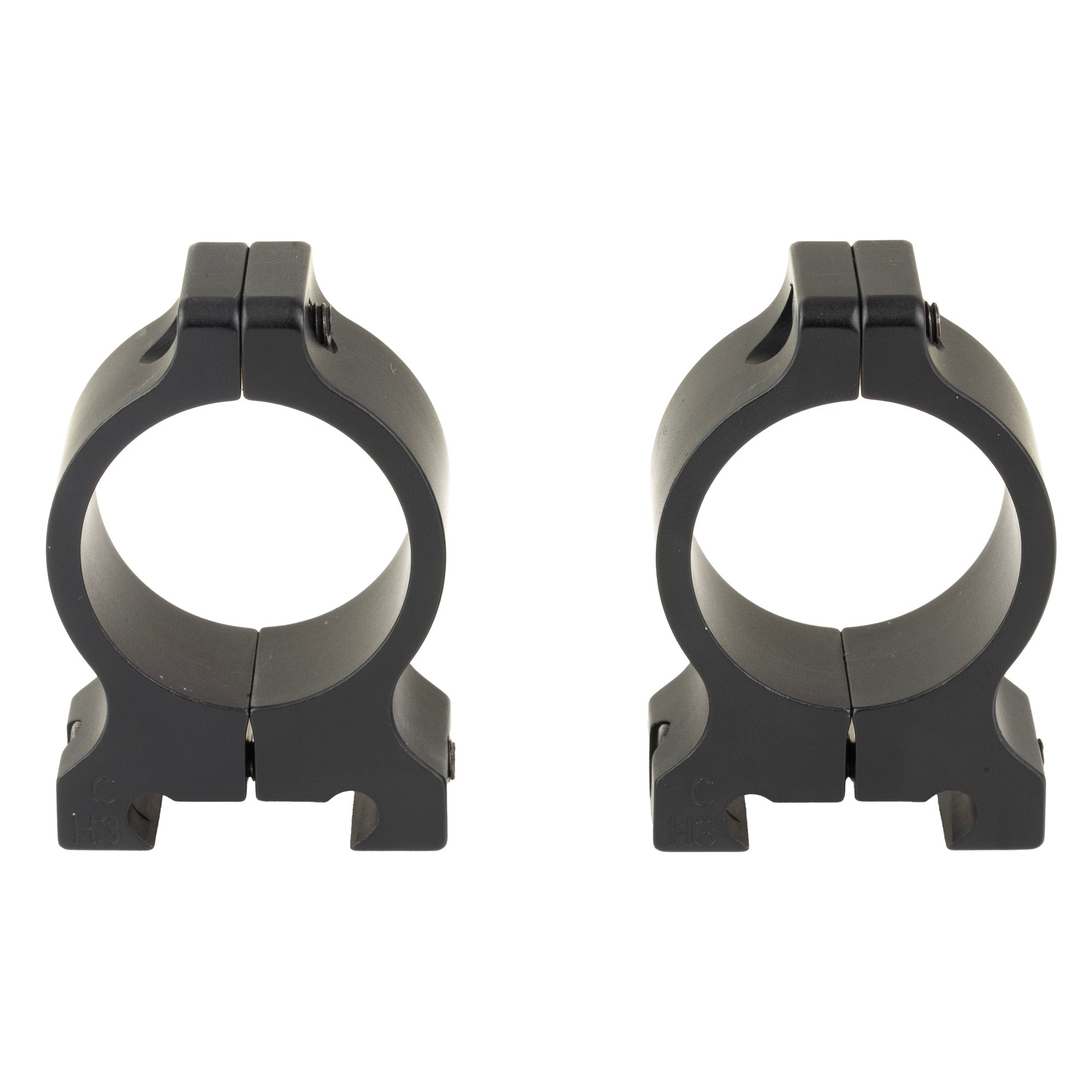 DNZ Freedom Reaper 30mm High Scope Rings – Black, Precision Mounts for Rifles