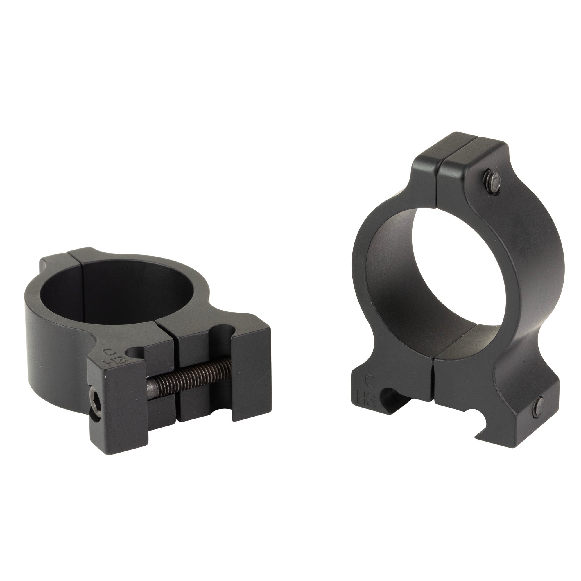 DNZ Freedom Reaper 30mm High Scope Rings – Black, Precision Mounts for Rifles