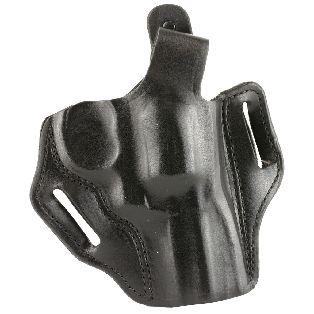 DeSantis Gunhide Model 1 Outside Waistband Holster for Right Hand - Black Leather