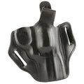 DeSantis Gunhide Model 1 Outside Waistband Holster for Right Hand - Black Leather