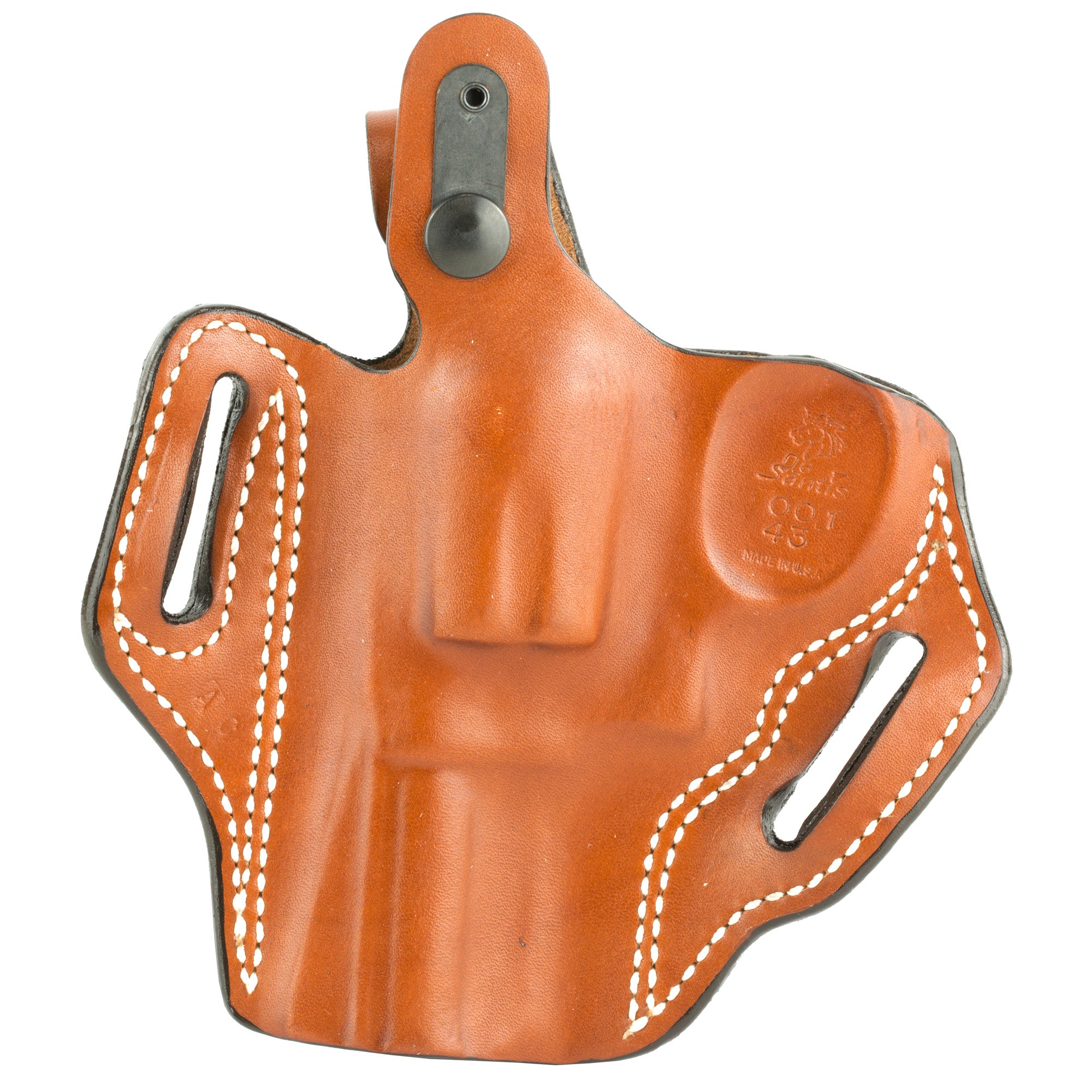 DeSantis Gunhide Model 1 Outside Waistband Holster for Right-Hand Carry in Tan Leather