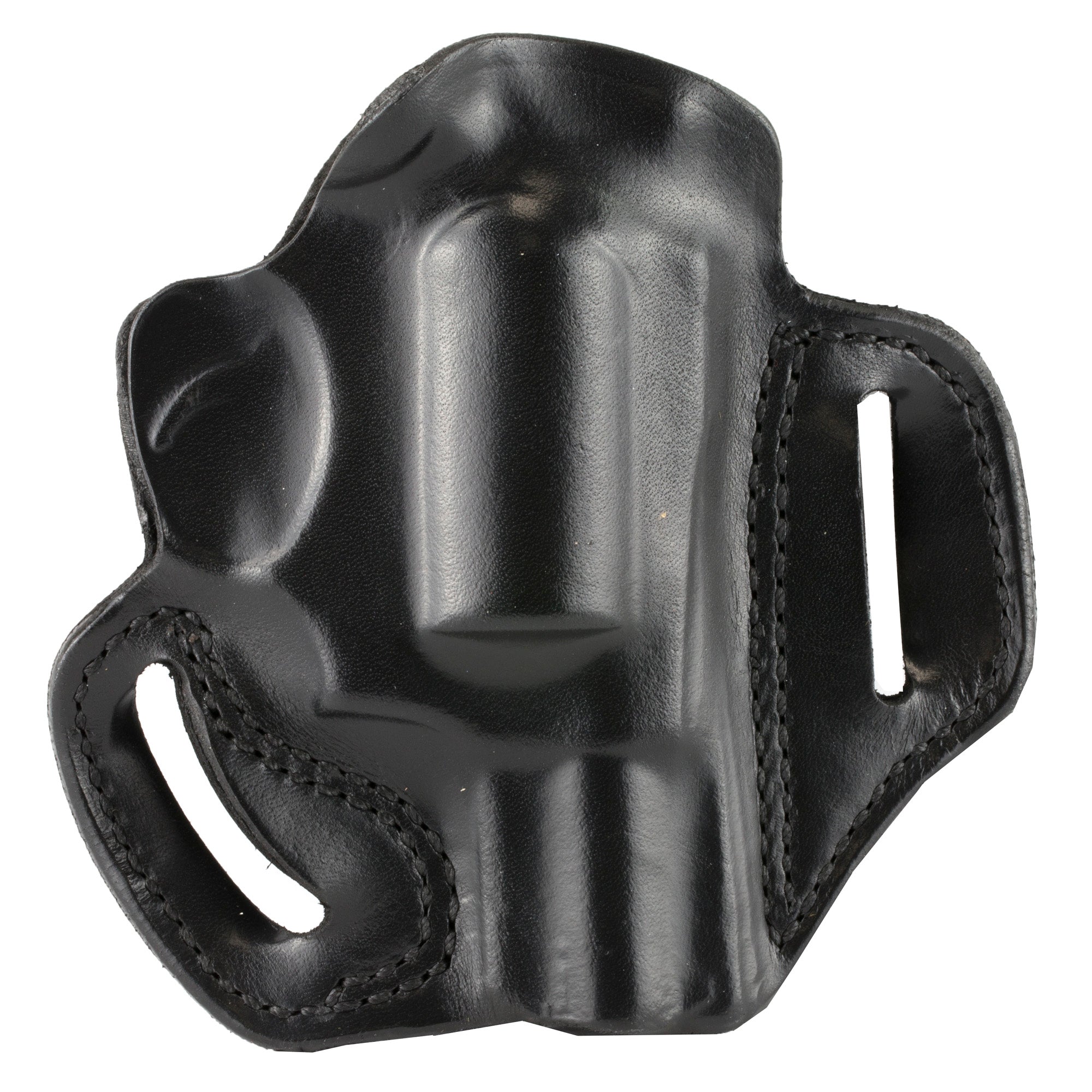 DeSantis Gunhide Speed Scabbard Outside Waistband Holster for Right Hand, Black Leather