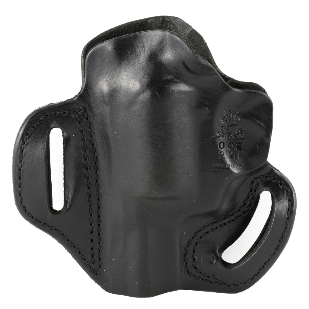 DeSantis Gunhide Speed Scabbard Outside Waistband Holster for Right Hand, Black Leather