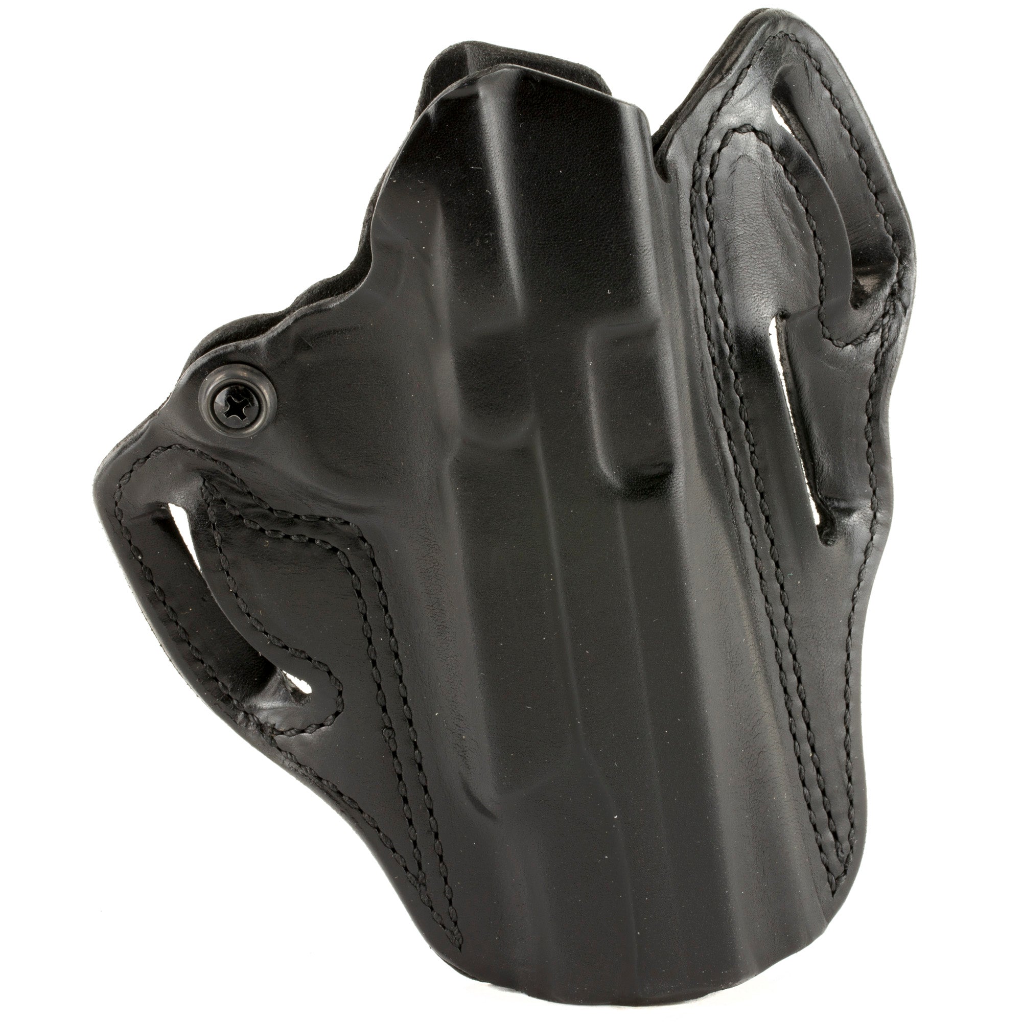 DeSantis Gunhide Speed Scabbard Outside Waistband Holster for 1911, Right Hand, Black Leather