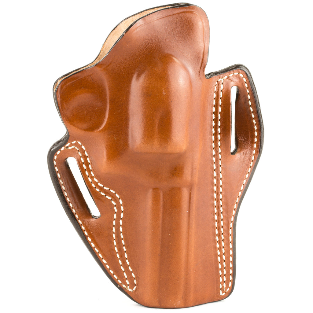 DeSantis Gunhide Speed Scabbard Outside Waistband Holster for Right Hand in Tan Leather - Model 2
