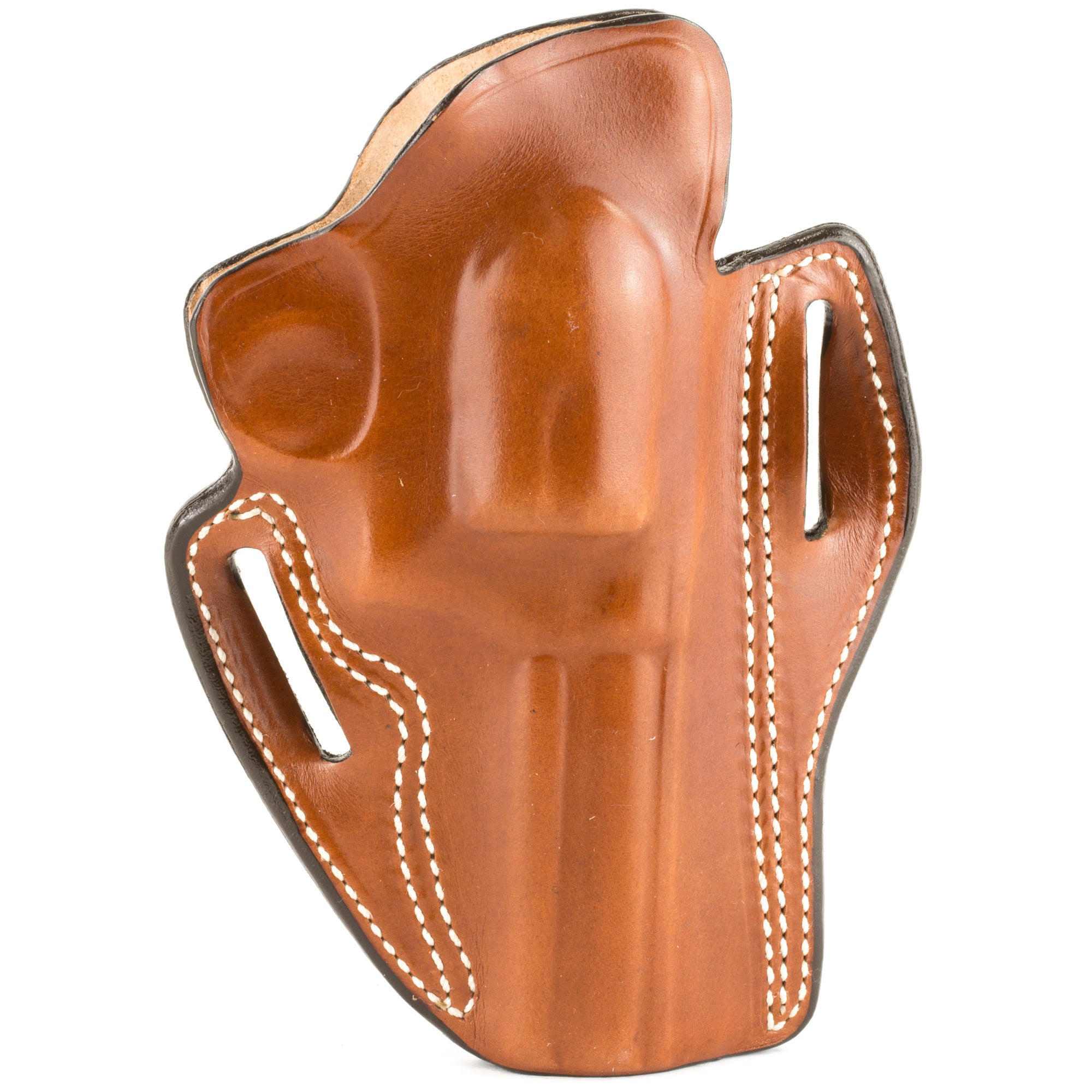 DeSantis Gunhide Speed Scabbard Outside Waistband Holster for Right Hand in Tan Leather - Model 2