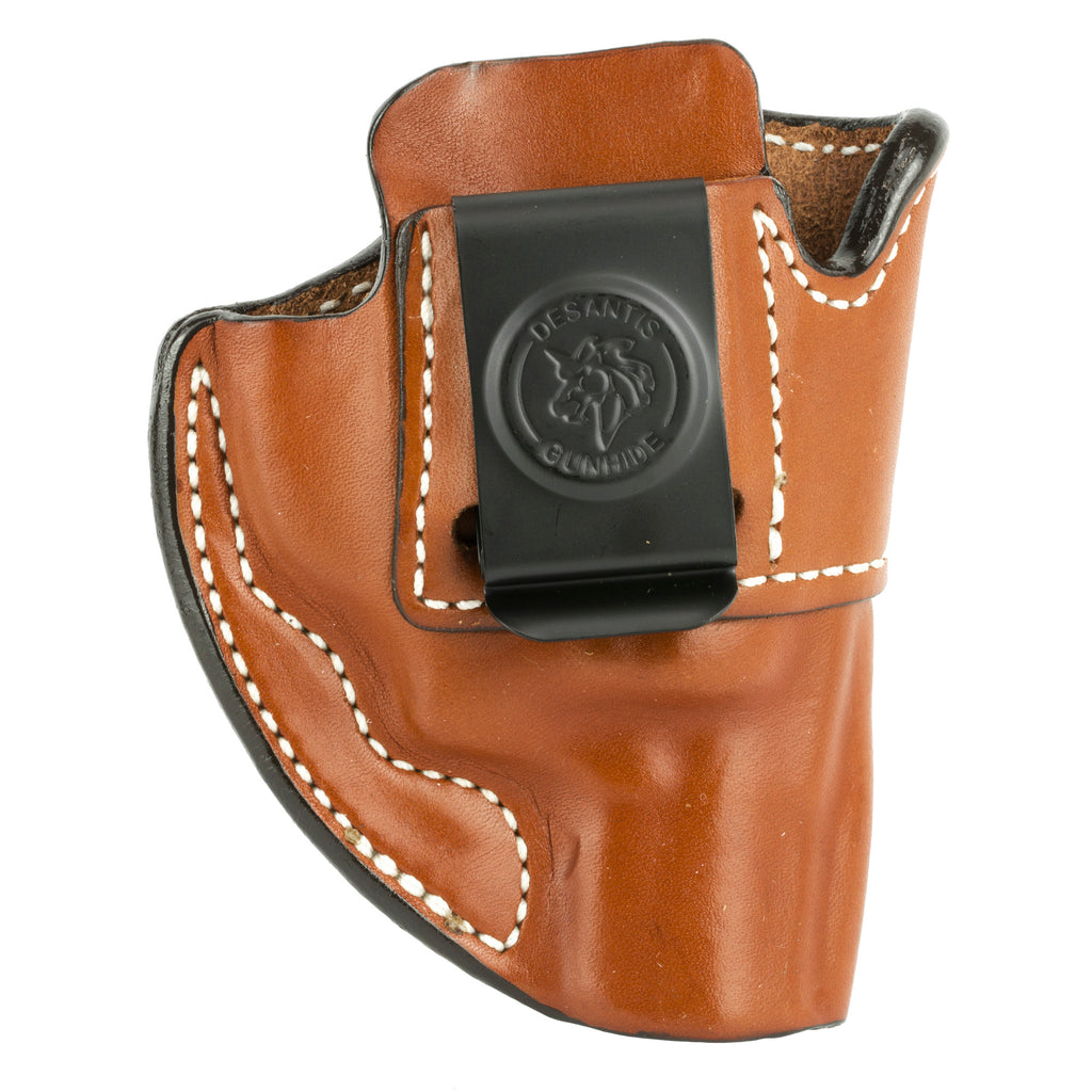 DeSantis Gunhide Summer Heat Inside Waistband Holster for Small Firearms - Right Hand, Tan Leather