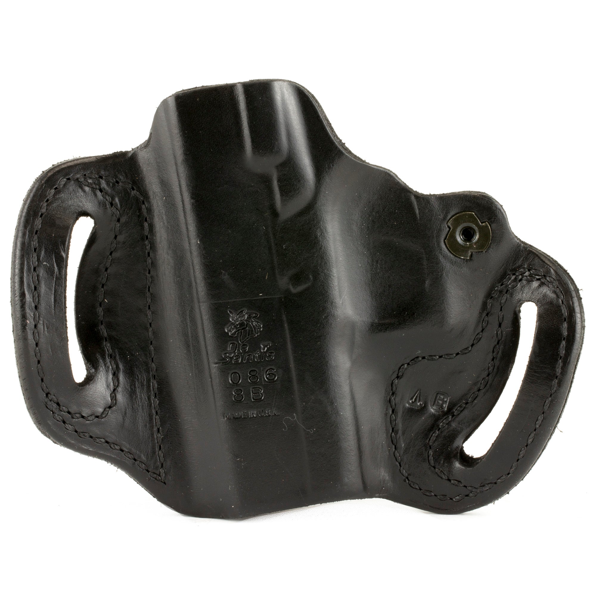 DeSantis Gunhide Mini Slide Outside Waistband Holster for Sig P365, Right Hand, Black Leather