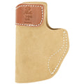 DeSantis Gunhide SOF-TUCK #106 Inside Waistband Holster for Glock 43X, PM9, and 40, Right Hand, Tan Leather