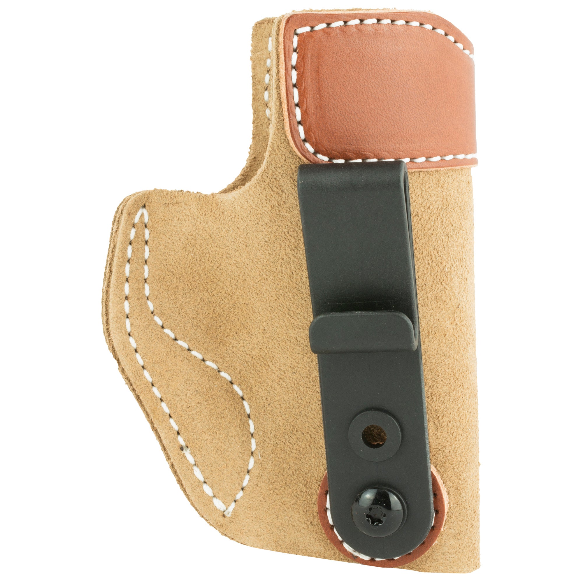 DeSantis Gunhide SOF-TUCK #106 Inside Waistband Holster for Glock 43X, PM9, and 40, Right Hand, Tan Leather