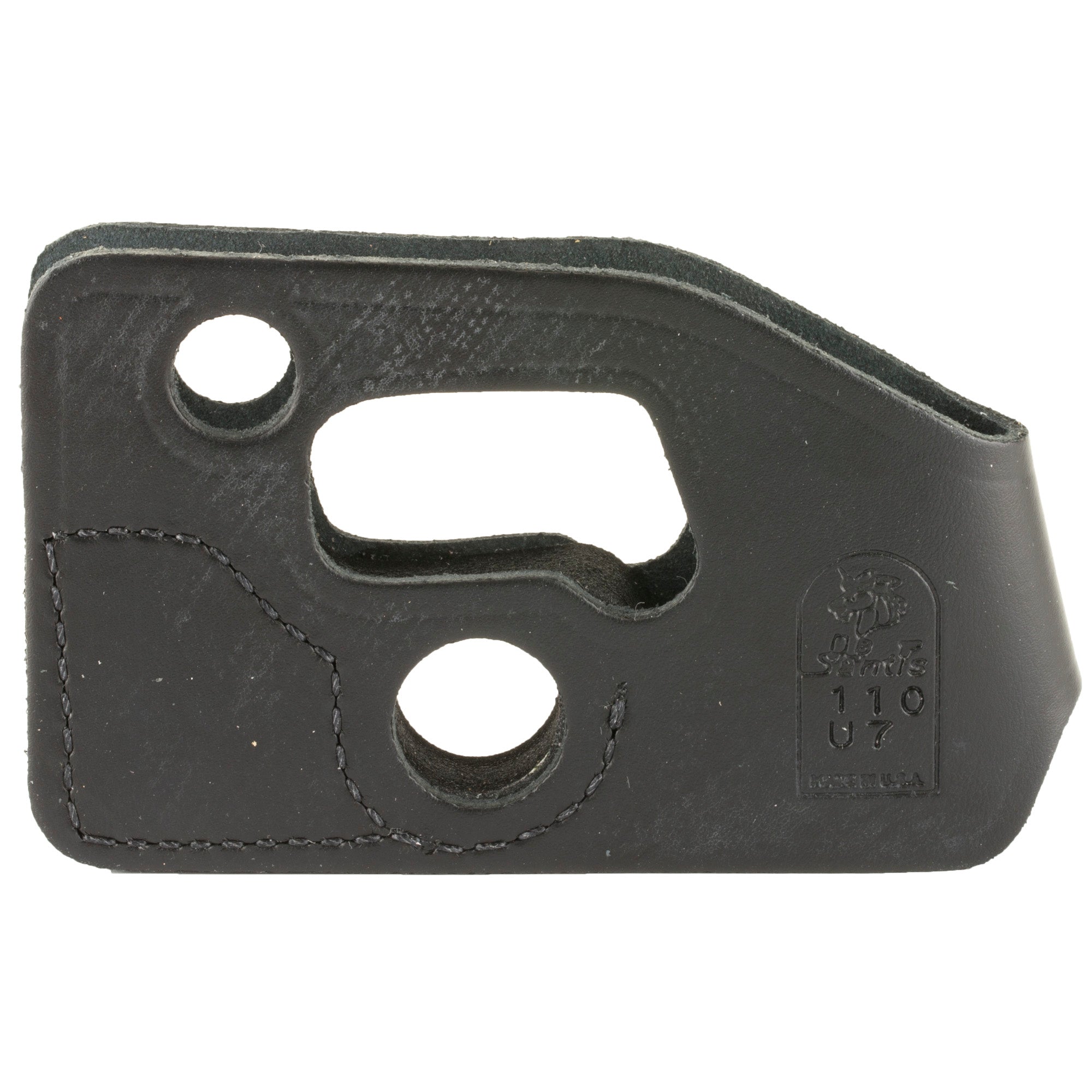 DeSantis Gunhide Pocket Shot Wallet Holster for 380 & 32 Auto Pistols, Model 110, Black Leather