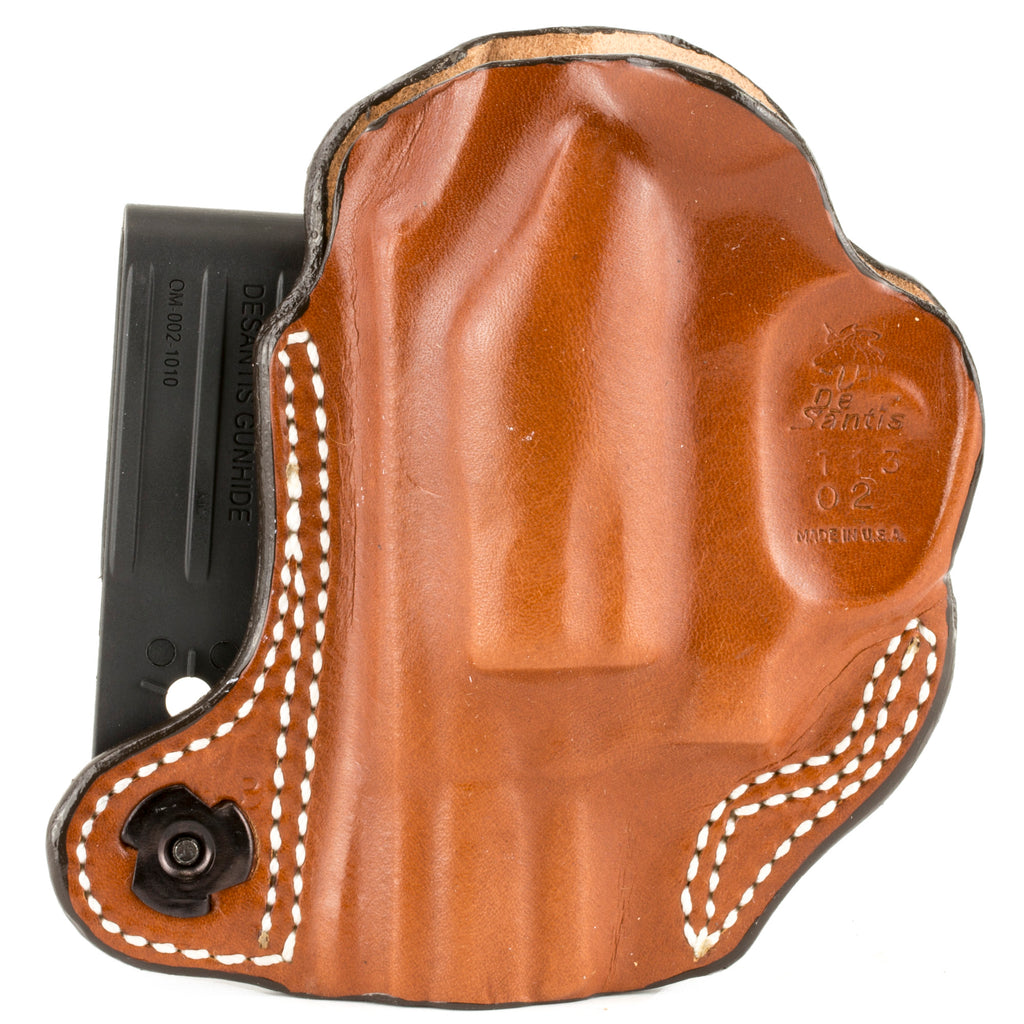 DeSantis Gunhide Flex-Tuk Inside Waistband Holster for S&W J-Frame 2" - Right Hand, Tan Leather