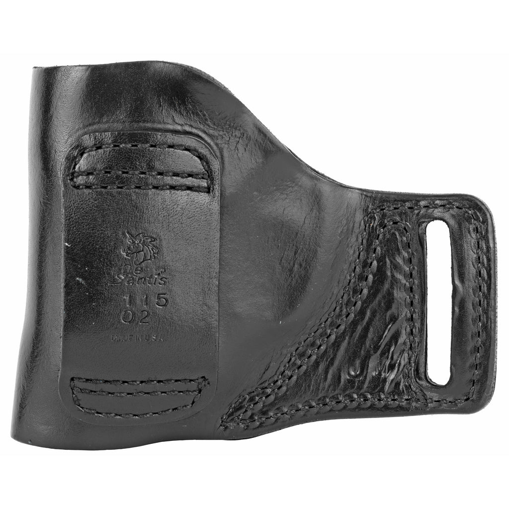 DeSantis Gunhide E-Gat Slide J Frame Right Hand Black Leather Holster