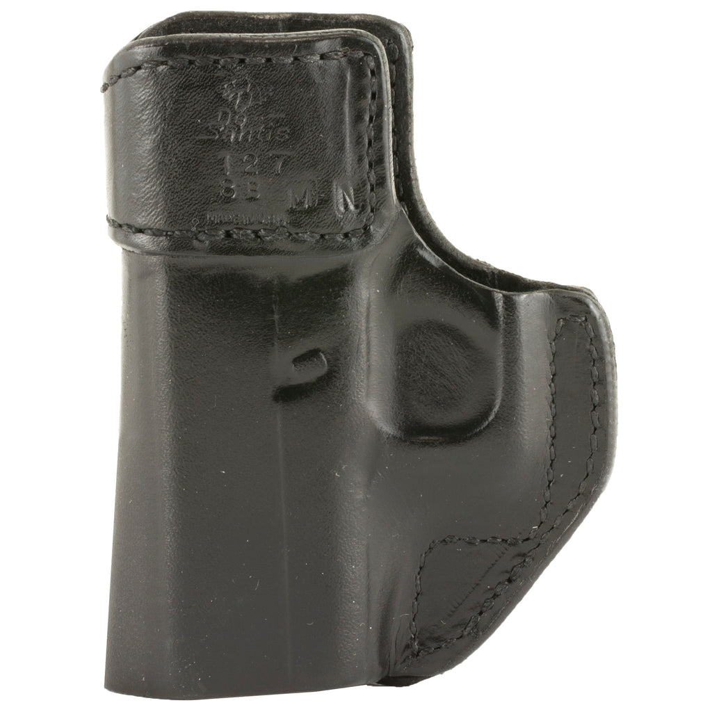 DeSantis Gunhide Inside Heat Inside Waistband Holster for Glock 43X, Right Hand, Black Leather