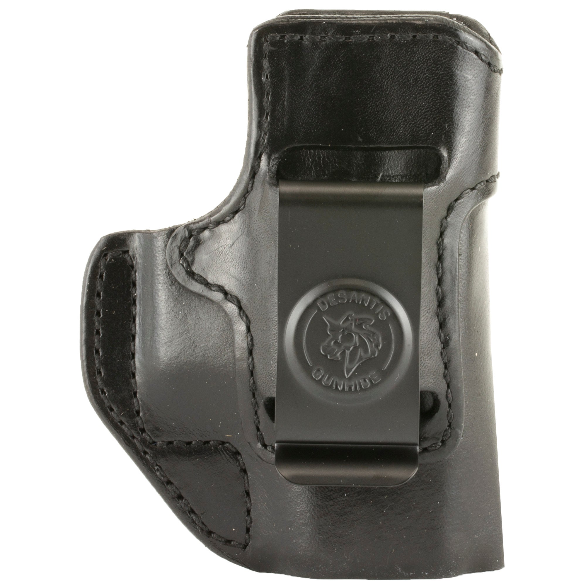 DeSantis Gunhide Inside Heat Inside Waistband Holster for Glock 43X, Right Hand, Black Leather