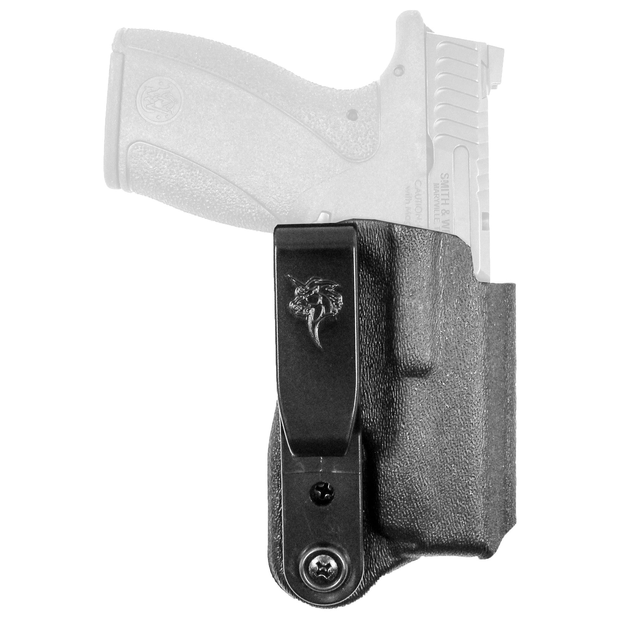 DeSantis Gunhide Slim-Tuk Ambidextrous IWB Holster - Black Kydex for Concealed Carry