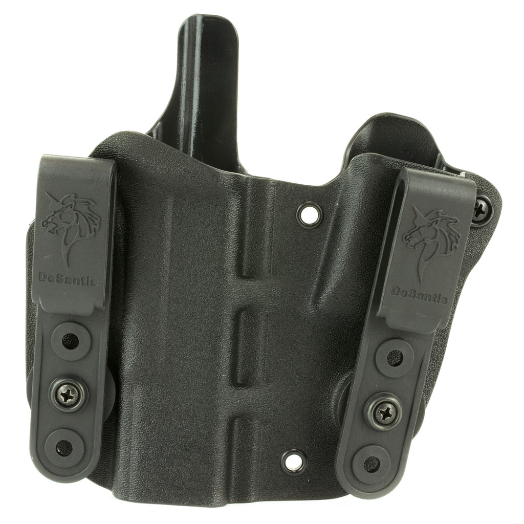 DeSantis Gunhide Pipe Hitter Inside Waistband Holster with Mag Pouch for Glock 19/23/32, Right Hand, Black