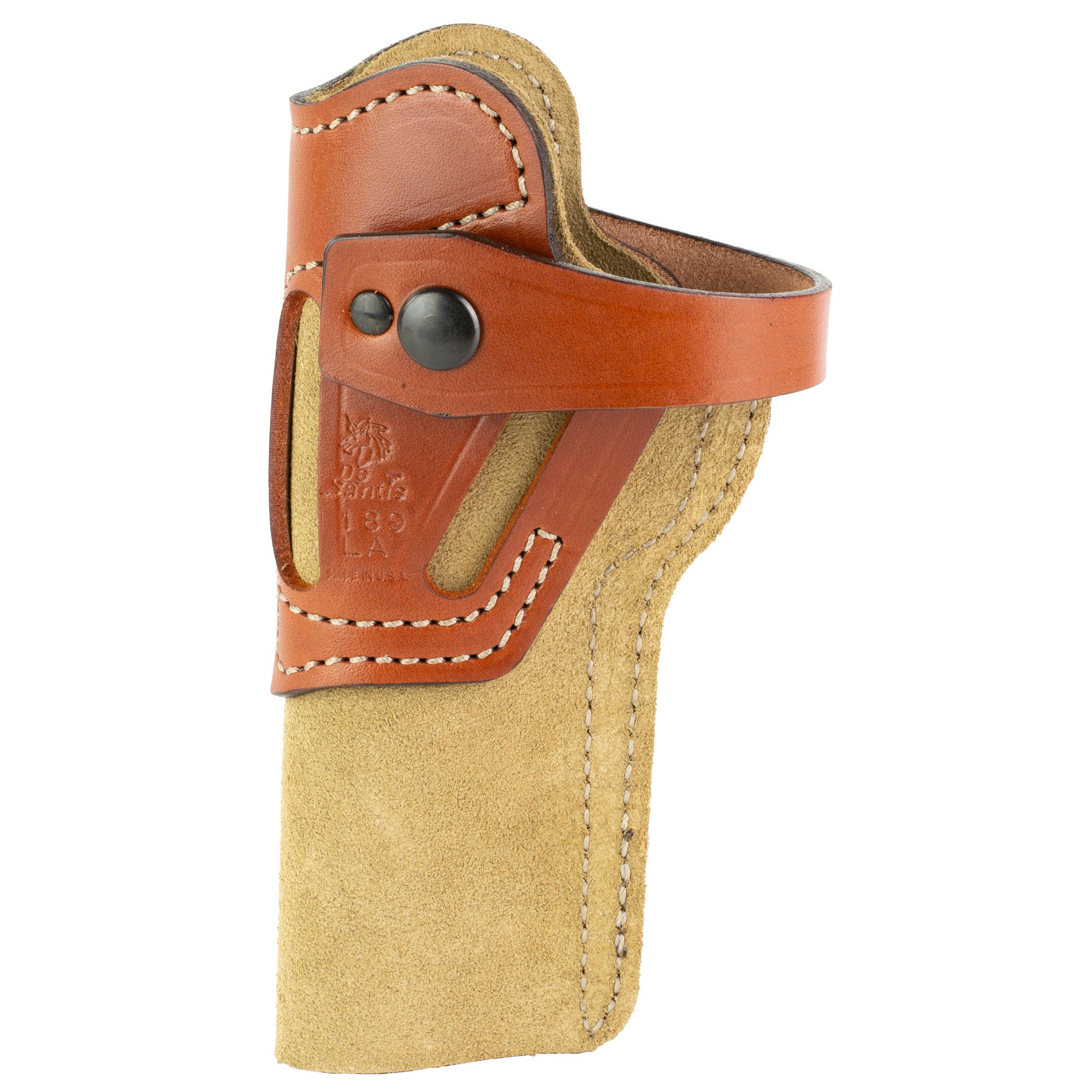 DeSantis Gunhide Wild Hog Field and Range Holster for Ruger MKVI - Ambidextrous, Outside Waistband Leather Design