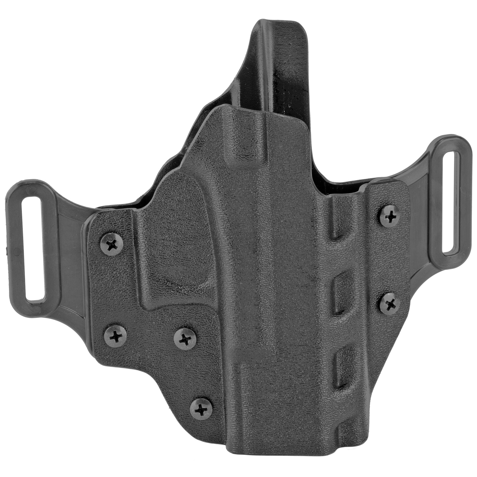 DeSantis Gunhide Model 195 Veiled Partner Outside Waistband Holster for Glock 19, Right Hand, Black Kydex