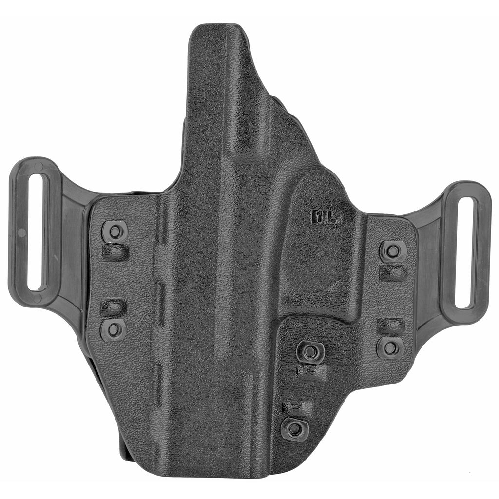 DeSantis Gunhide Model 195 Veiled Partner Outside Waistband Holster for Glock 19, Right Hand, Black Kydex