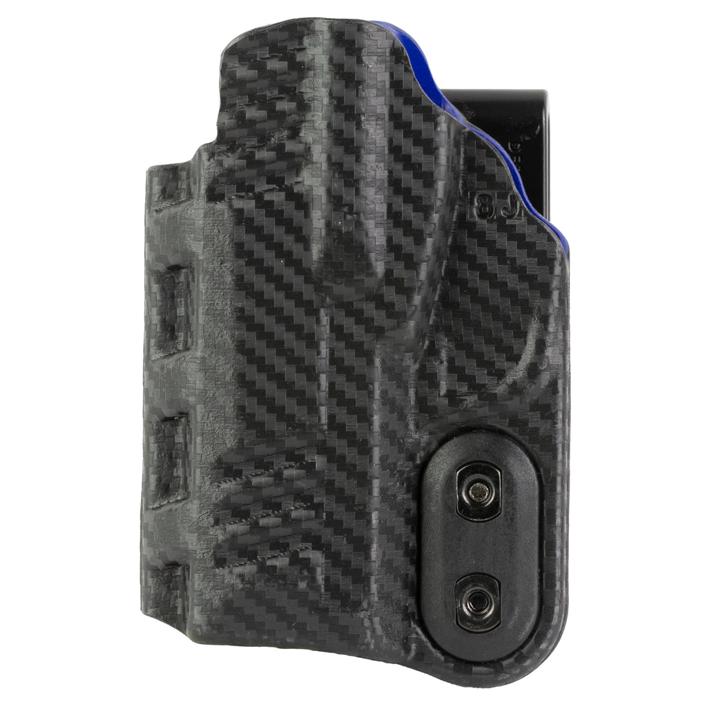 DeSantis Gunhide Slim-Tuk Carbon Fiber Inside Waistband Holster for SIG P365 - Ambidextrous, Blue Kydex Interior