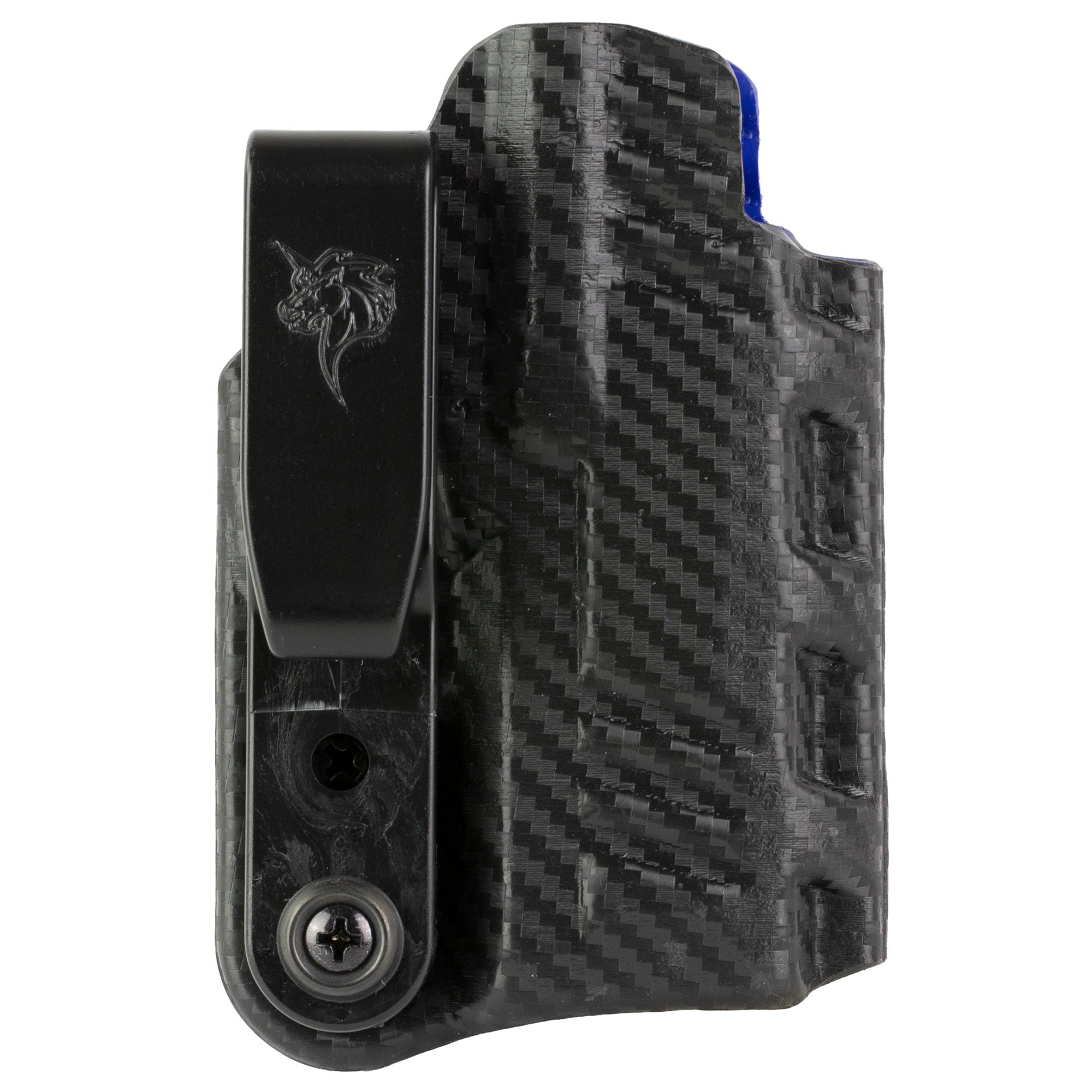 DeSantis Gunhide Slim-Tuk Carbon Fiber Inside Waistband Holster for SIG P365 - Ambidextrous, Blue Kydex Interior