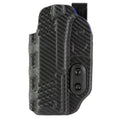 DeSantis Gunhide Slim-Tuk Inside Waistband Holster for Glock 17 with Carbon Fiber Exterior and Blue Kydex Interior
