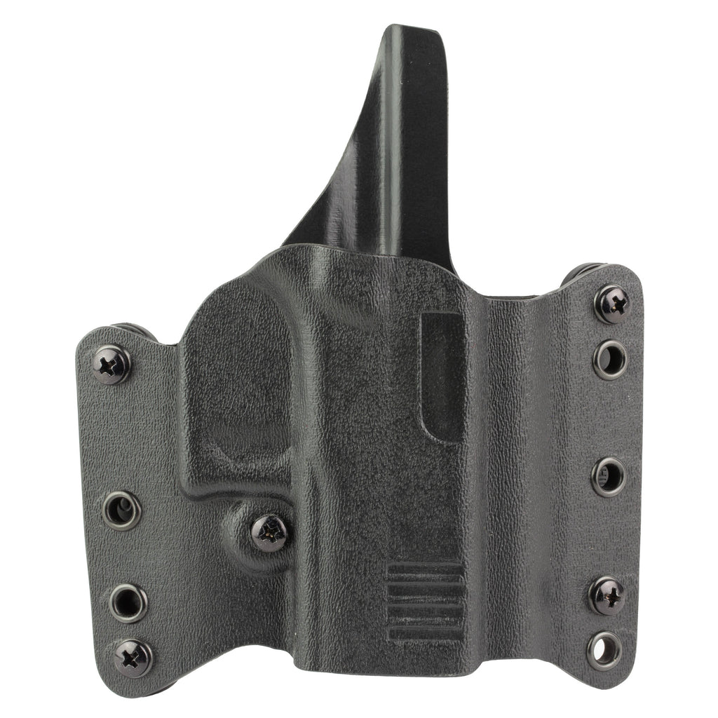 DeSantis Gunhide Raptor 2.0 Outside Waistband Holster for Glock 43X, Right Hand, Black Kydex
