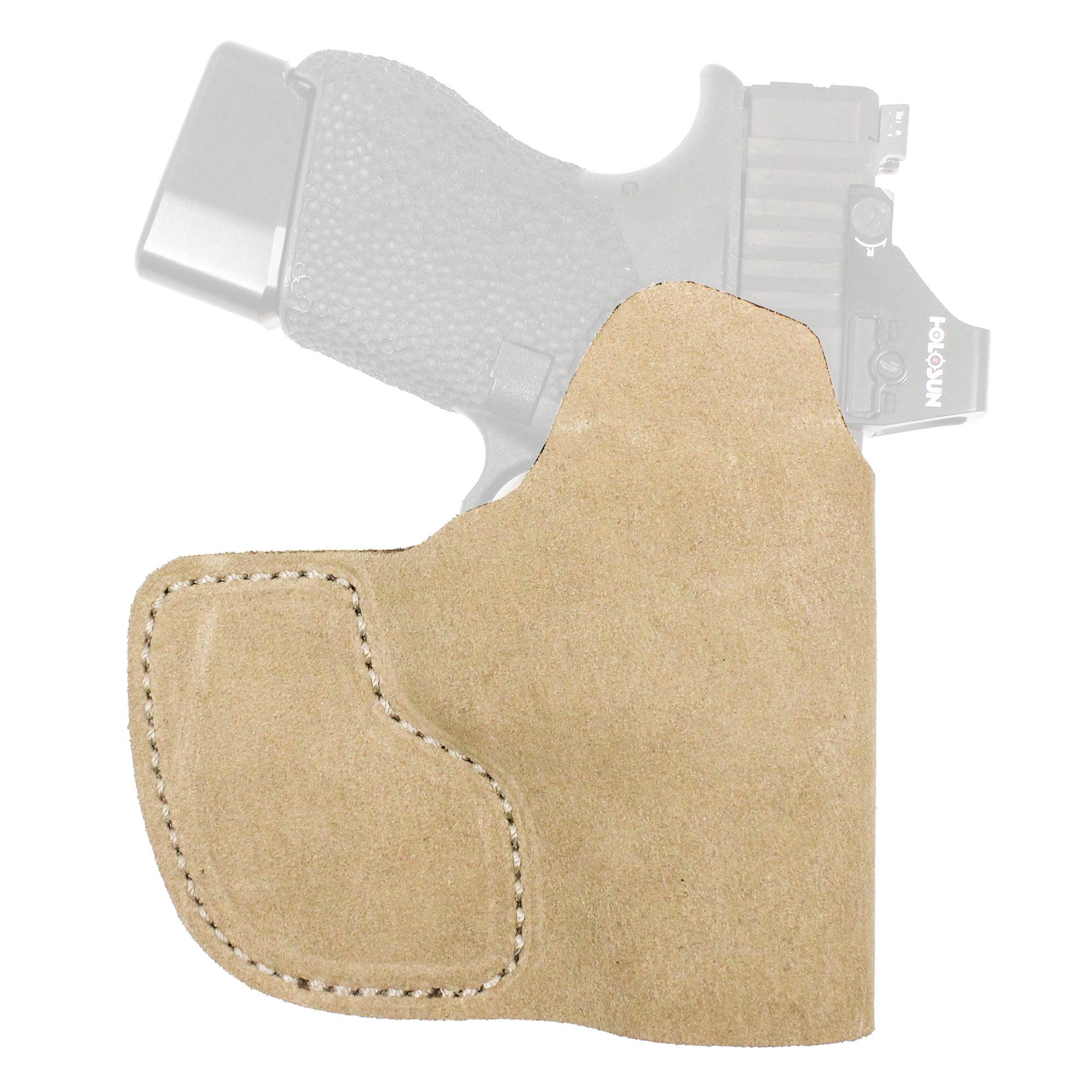 DeSantis Gunhide Suede Nemesis Pocket Holster for Glock 43X in Natural Leather
