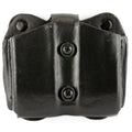 DeSantis Gunhide A01BJJJZ0 Double Magazine Pouch for Glock 17/19 in Black Leather
