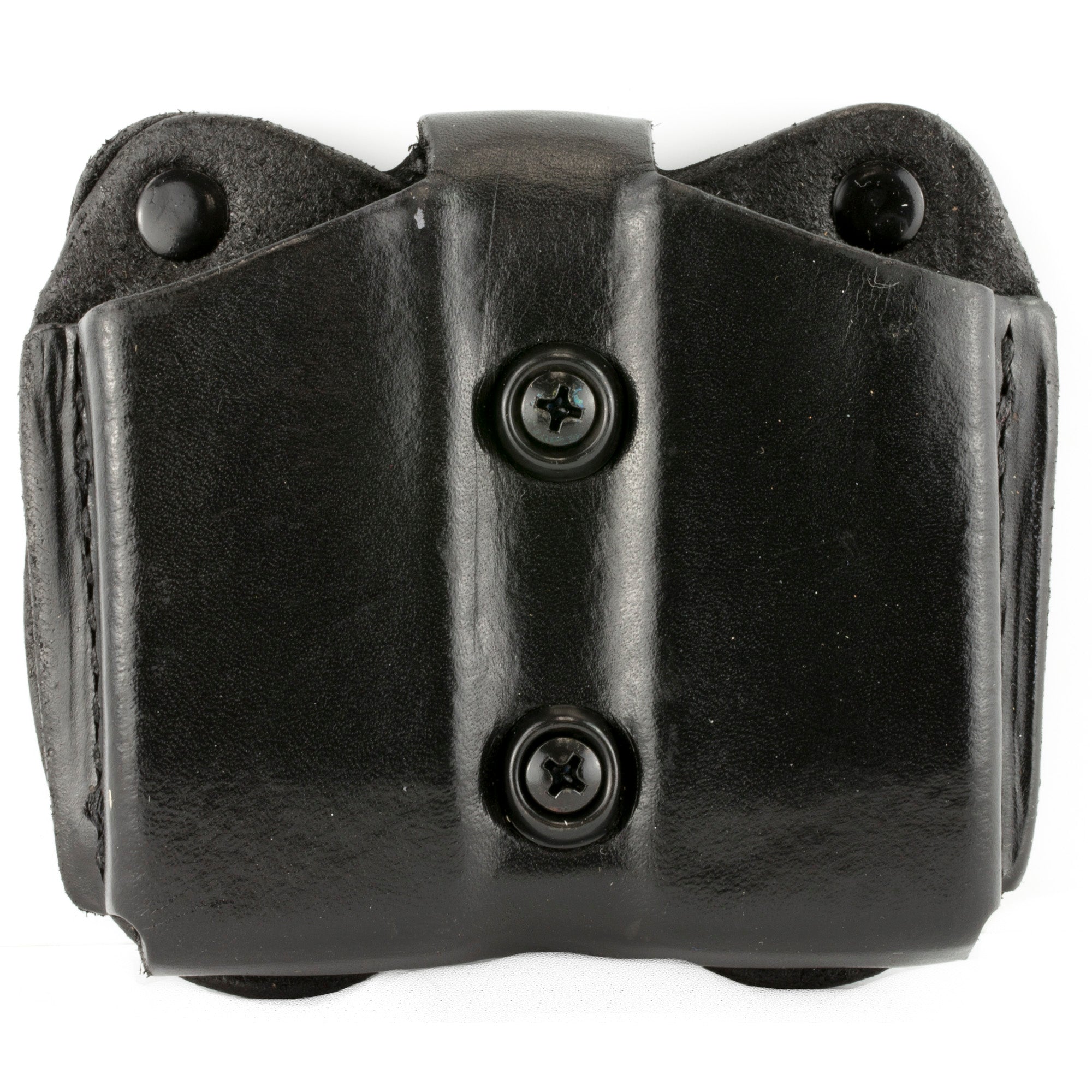 DeSantis Gunhide A01BJJJZ0 Double Magazine Pouch for Glock 17/19 in Black Leather