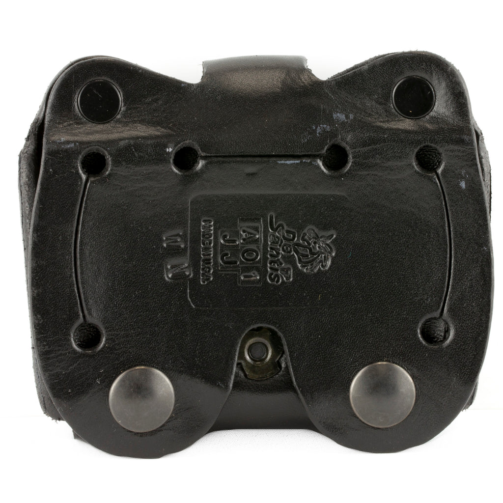 DeSantis Gunhide A01BJJJZ0 Double Magazine Pouch for Glock 17/19 in Black Leather
