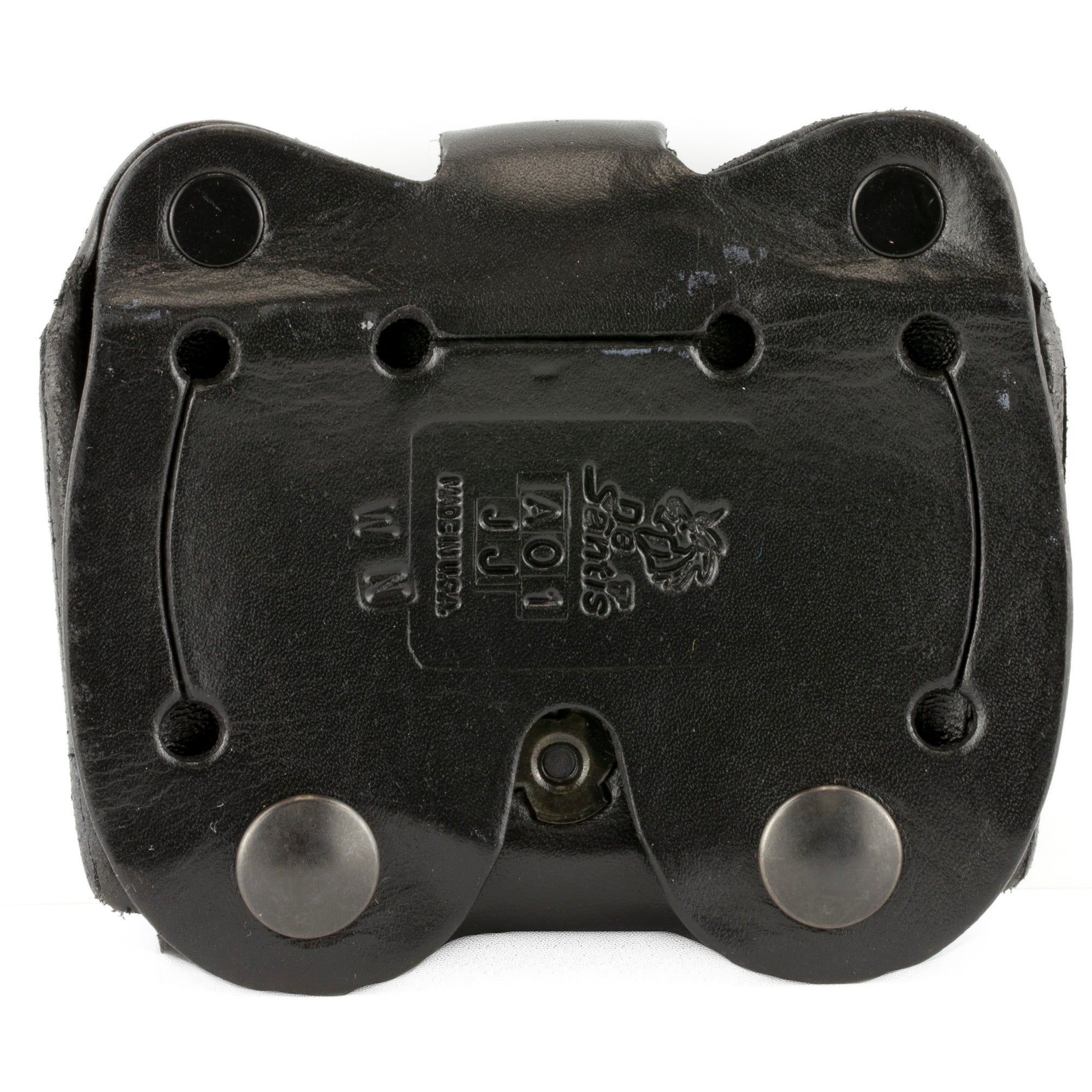 DeSantis Gunhide A01BJJJZ0 Double Magazine Pouch for Glock 17/19 in Black Leather
