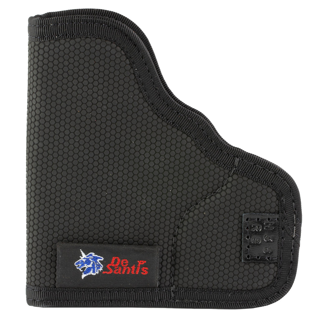 DeSantis Gunhide N38 Nemesis Pocket Holster for Kahr P380/938, Black Leather, Ambidextrous