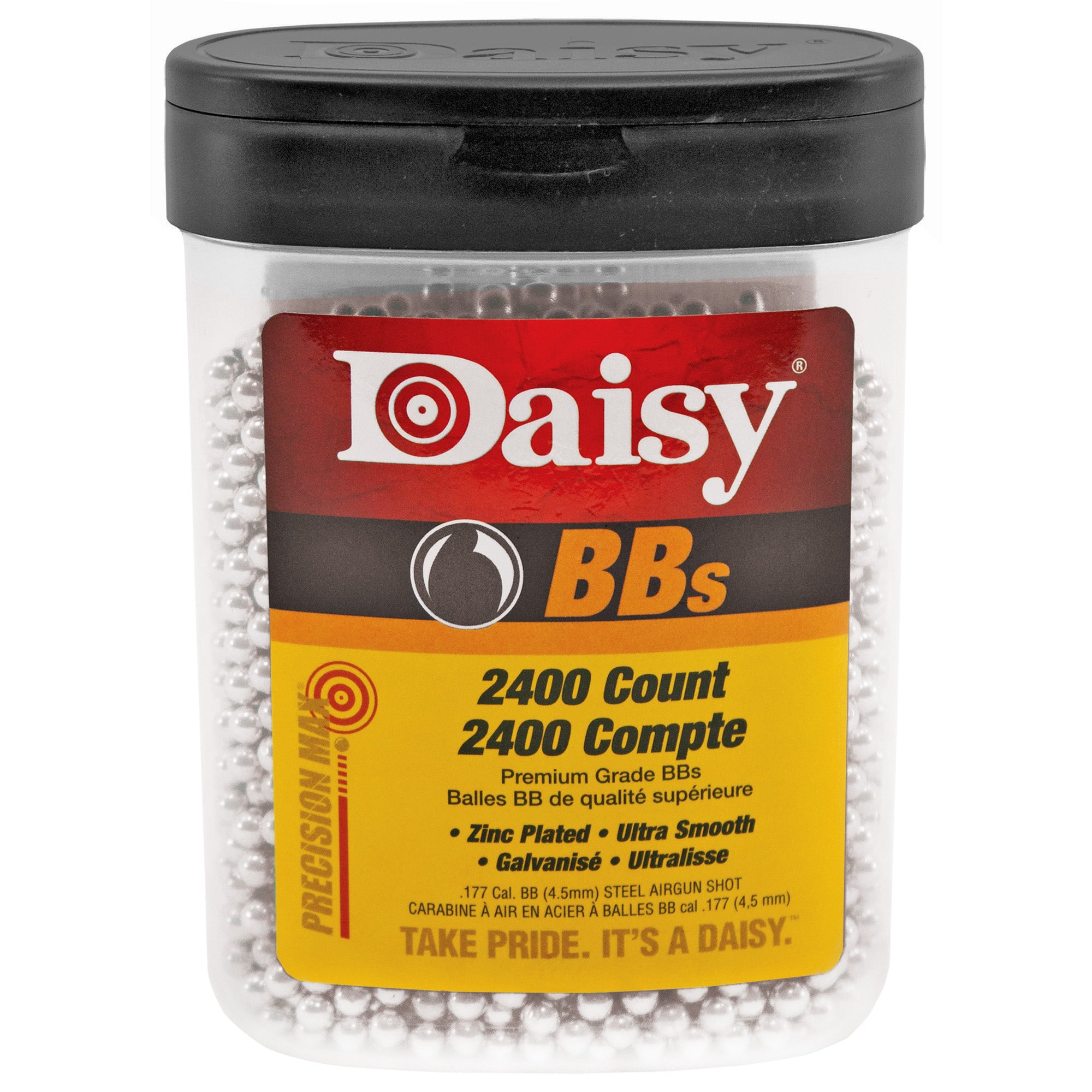 Daisy 980024-446 BB Bottle with 2,400 .177 Caliber Steel BBs