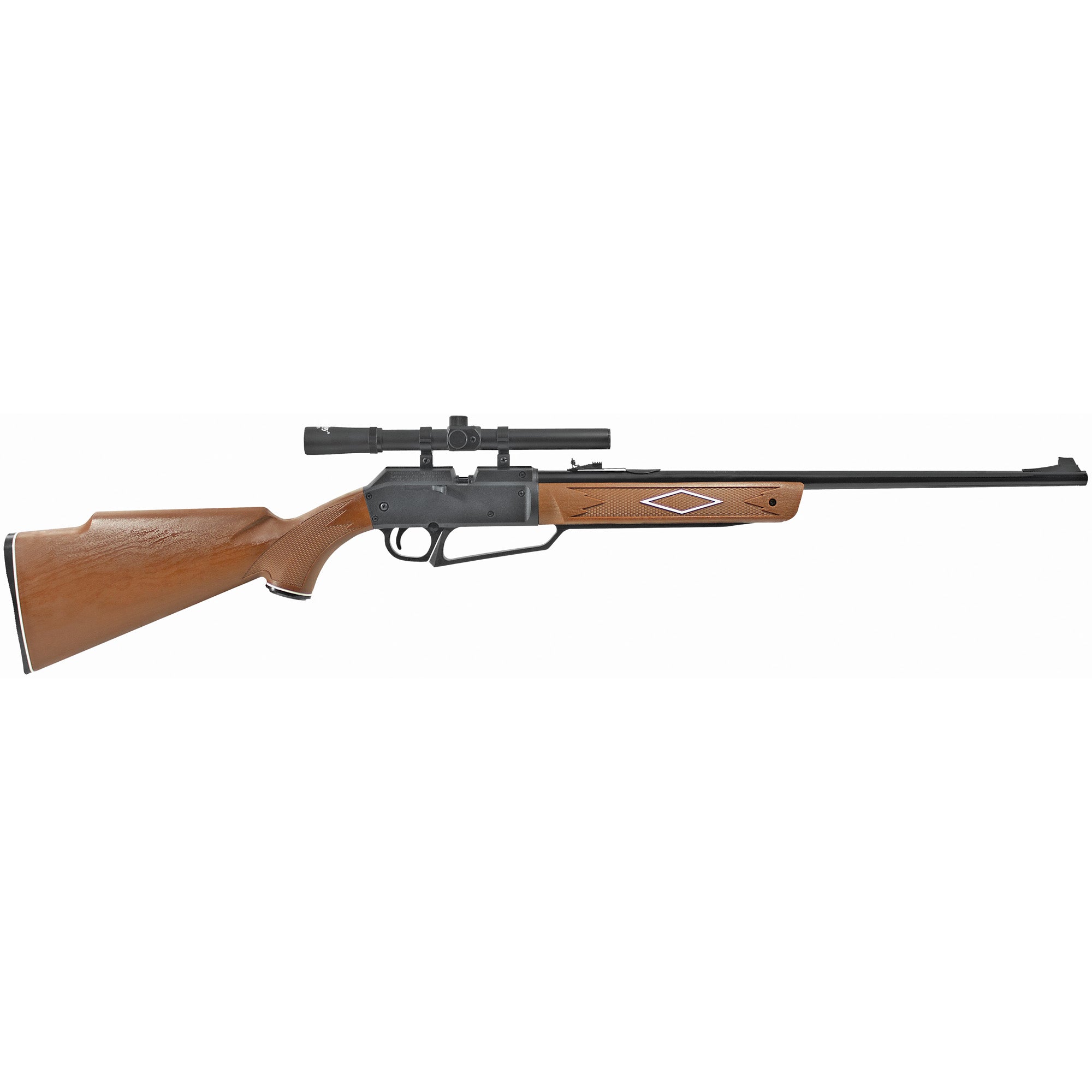 Daisy Powerline 880 Multi-Pump Air Rifle with Scope – .177 Caliber, 800 FPS
